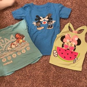 2 t Disney shirts